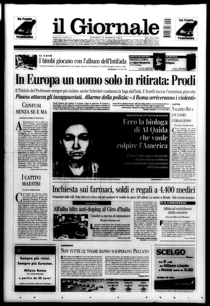 Il giornale : quotidiano del mattino